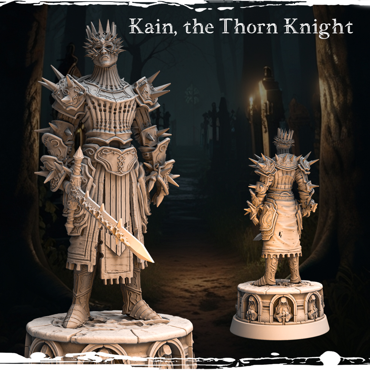 Kain, the Thorn Knight - 75mm